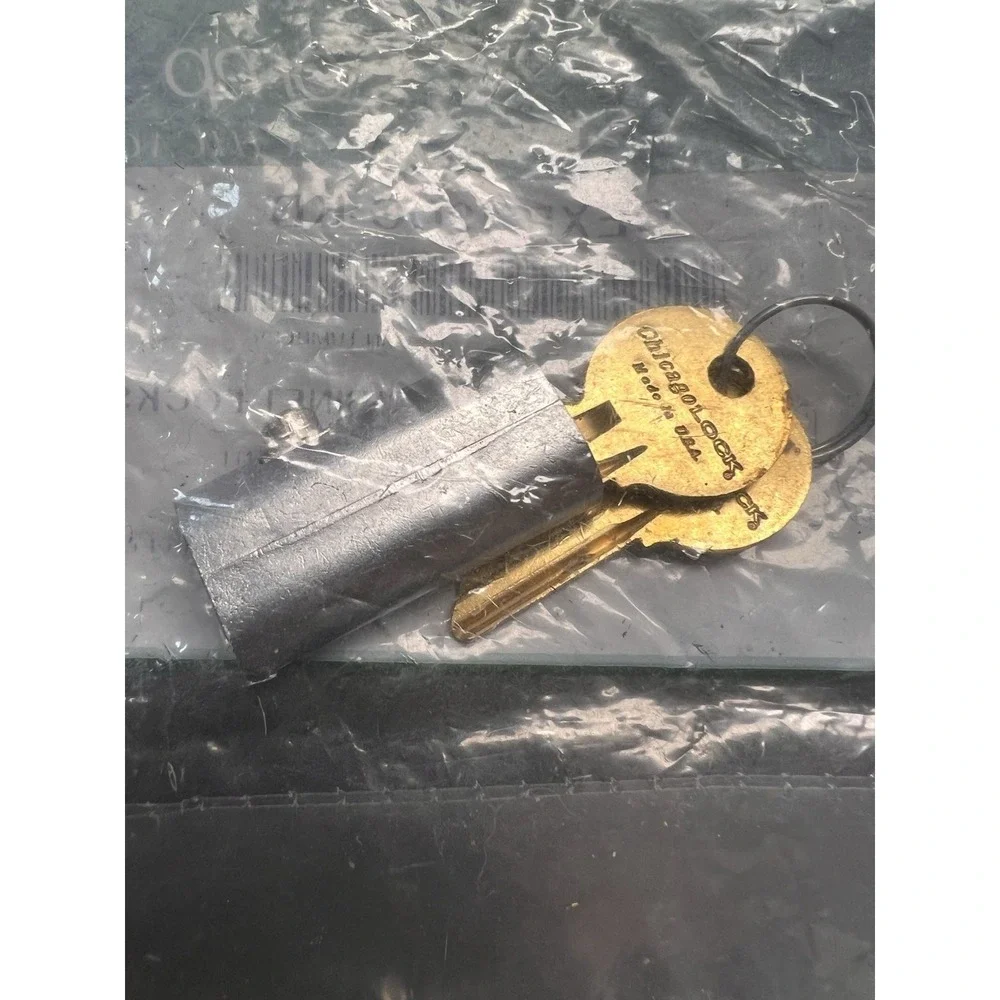 New CompX Chicago‎ CEXP-19DC-KD File Cabinet Lock Satin Chrome Keyed Different